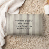 引用文のホームデコ用のカスタム枕を追加する ランバークッション (ブランケット)