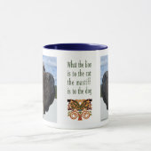 引用文のマグとのマスティフのプロフィール マグカップ (中央)