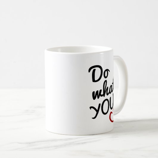 引用文のマグを愛するものして下さい コーヒーマグカップ (正面右)