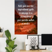 引用文の作成 ポスター (ホームオフィス)