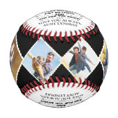 引用文の写真4枚で甥カスタムに向けて 野球ボール (正面)