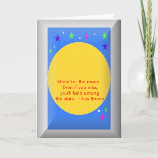 引用文の卒業カード カード (正面)