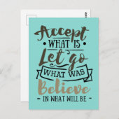 引用文の受け入れ ポストカード (正面/裏面)