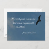 引用文の孤独 ポストカード (正面/裏面)