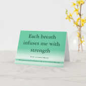 引用文の息、奇跡のカードのコース カード (黄色い花)