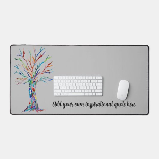 引用文の感動的追加 デスクマット (キーボード&マウス)