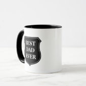 引用文の最も最高のなパパのコーヒー・マグ マグカップ (正面左)
