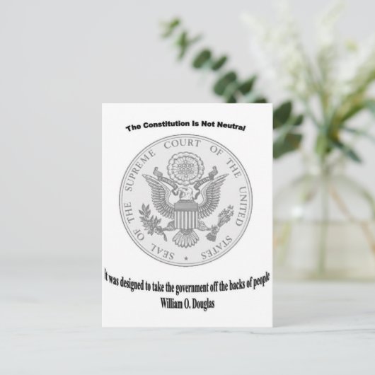 引用文の最高裁判所の記号 ポストカード (スタンド正面)