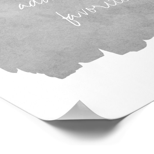 引用文の水彩画絵を描の追加 ポスター (角)