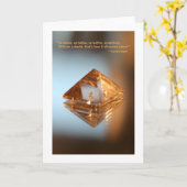 引用文の水晶ピラミッド カード (黄色い花)