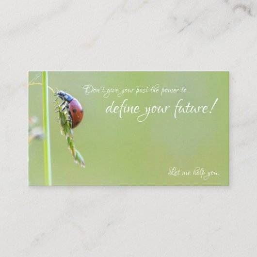 引用文の美しいラディバやる気を起こさせるグ 名刺 (正面)