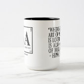 引用文の (PA)医者の補助マグ、 ツートーンマグカップ (中央)