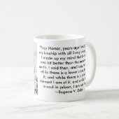 引用文のEugene Debsの写真 コーヒーマグカップ (正面右)