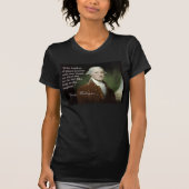引用文のTシャツジョージ・ワシントンの言論の自由 Tシャツ (正面)