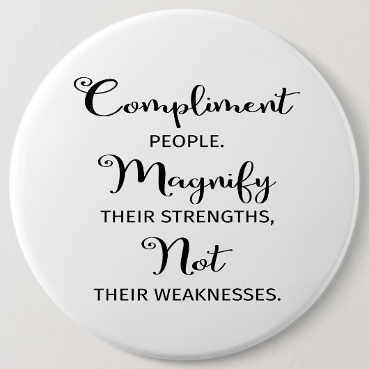 引用文は人の強さを増す 缶バッジ (正面)