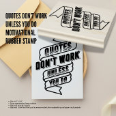 「引用文は働かないと働かないやる気を起こさせる」 ラバースタンプ