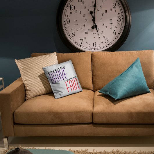 引用文は勇敢な紫に過ぎない クッション