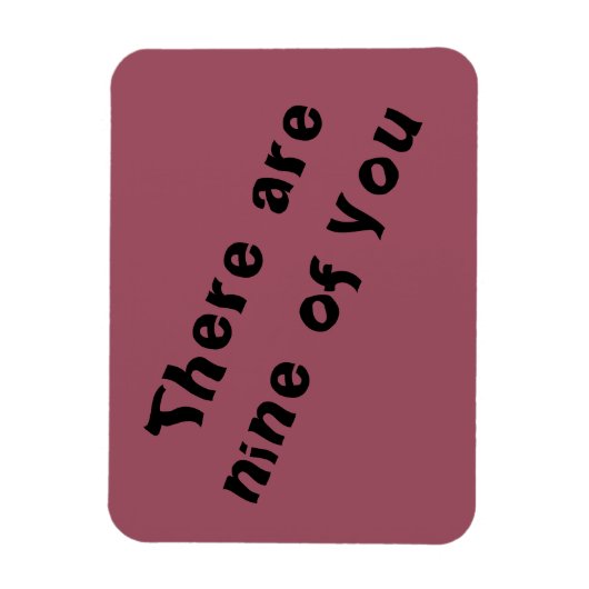 引用文は孤児ブラックから9人いる マグネット (縦)