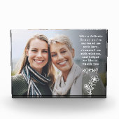 引用文は繊細な花の母の日をオーバーレイ フォトブロック (正面)