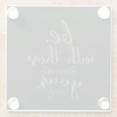 引用文は自分の存在と共に救済すること ガラスコースター (裏面)