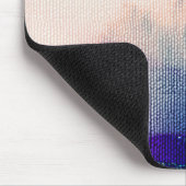 引用文またはことわざの水色のインクテクスチャを追加#2 マウスパッド (コーナー)