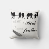 引用文もしよ、ぼくが羽になるお前の鳥だ クッション (正面)