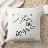 引用文もし夢を見ながらできる クッション (ブランケット)