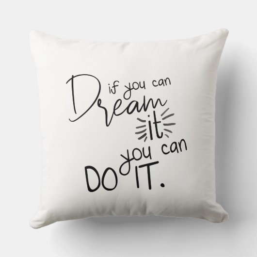 引用文もし夢を見ながらできる クッション (裏面)