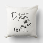 引用文もし夢を見ながらできる クッション (正面)