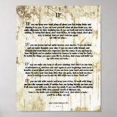 引用文もしby Rudyard Kipling 1895 on Tree Bark ポスター (正面)