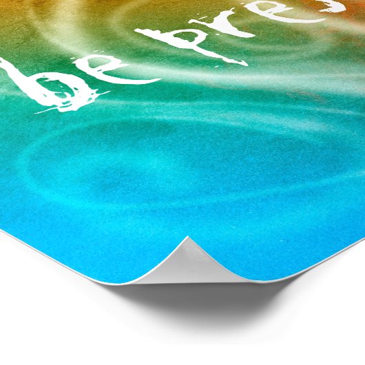 引用文やる気を起こさせるがカラフル抽象芸術に存在する ポスター (角)