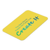 引用文やる気を起こさせるが未来の磁石を作成 マグネット (左側)