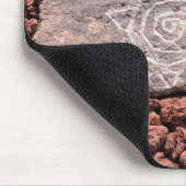 引用文やる気を起こさせるが溶岩に日を刻んだ マウスパッド (コーナー)