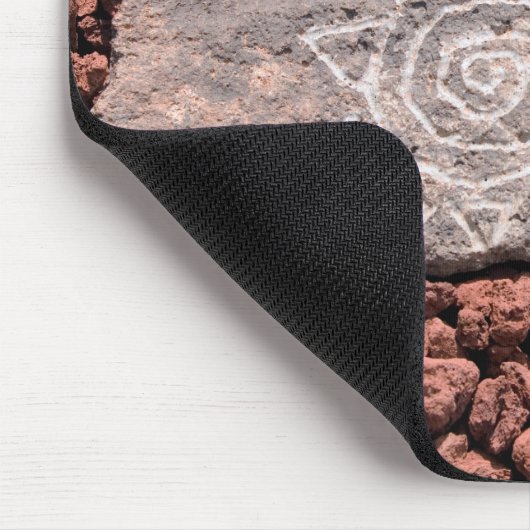 引用文やる気を起こさせるが溶岩に日を刻んだ マウスパッド (コーナー)