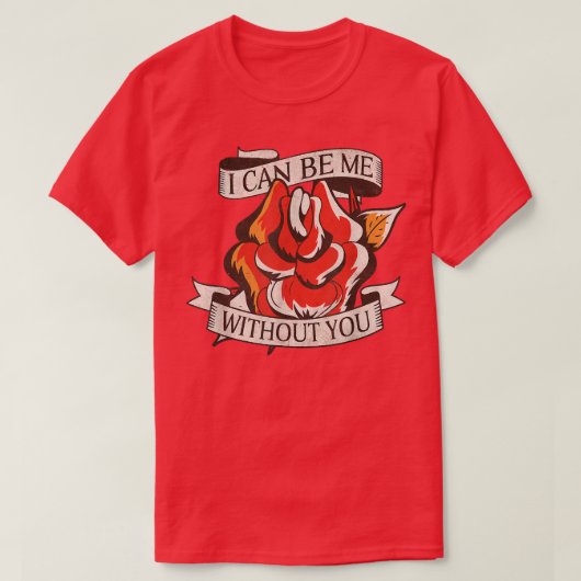 引用文やる気を起こさせるとバラネオ伝統的タット Tシャツ (デザイン正面)