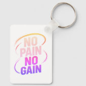 -引用文やる気を起こさせるアクセサリ(フィットネスおよびフォーカス) キーホルダー (裏面)