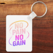 -引用文やる気を起こさせるアクセサリ(フィットネスおよびフォーカス) キーホルダー (裏面)