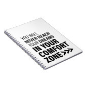 引用文やる気を起こさせるアートドリームズファクショナル引用文 ノートブック (右側)