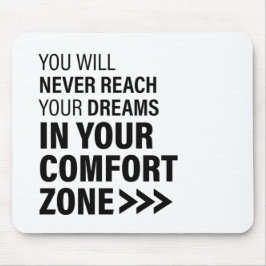 引用文やる気を起こさせるアートドリームズファクショナル引用文 マウスパッド