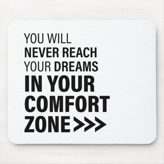 引用文やる気を起こさせるアートドリームズファクショナル引用文 マウスパッド (正面)