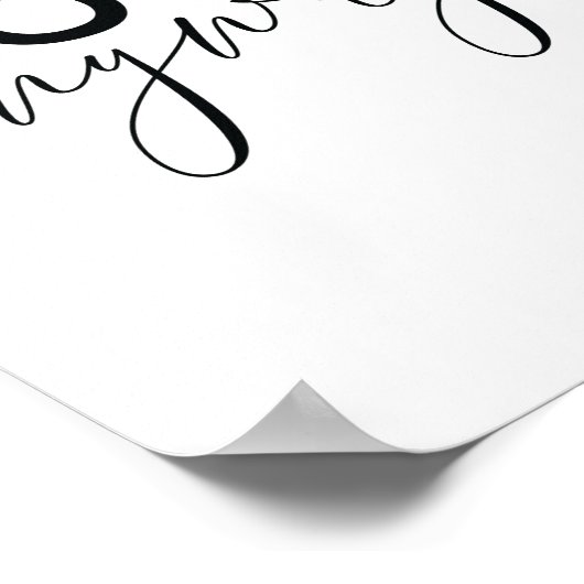 引用文やる気を起こさせるアートポスター |とにかく実行する ポスター (角)