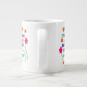 引用文やる気を起こさせるコーヒーカップ ジャンボコーヒーマグカップ (裏面)