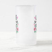 引用文やる気を起こさせるコーヒーカップ フロストグラスビールジョッキ (中央)