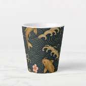 引用文やる気を起こさせるコーヒーマグ カフェラテマグ (正面)