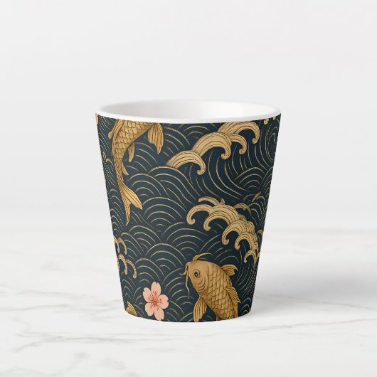 引用文やる気を起こさせるコーヒーマグ カフェラテマグ (正面)