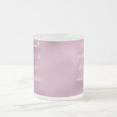 引用文やる気を起こさせるコーヒーマグ フロストグラスマグカップ (中央)