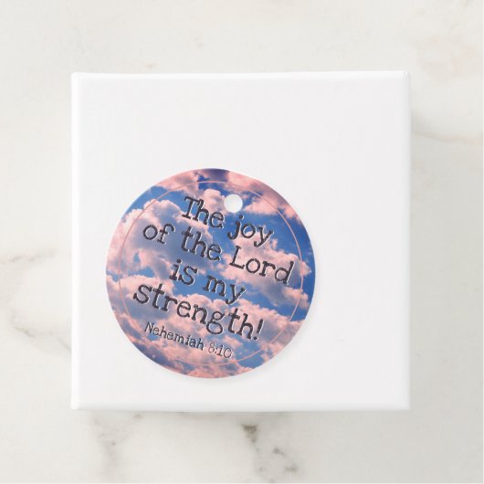 引用文やる気を起こさせるバイブル聖句パステルピンククラウド フェイバータグ (インサイチュ)