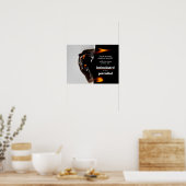 引用文やる気を起こさせるプリントのポスターのマット ポスター (キッチン)