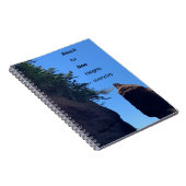 引用文やる気を起こさせるホペウェルロックノート ノートブック (右側)