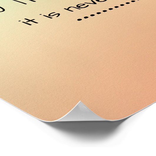 引用文やる気を起こさせるポスターはエキストラマイル行く ポスター (角)